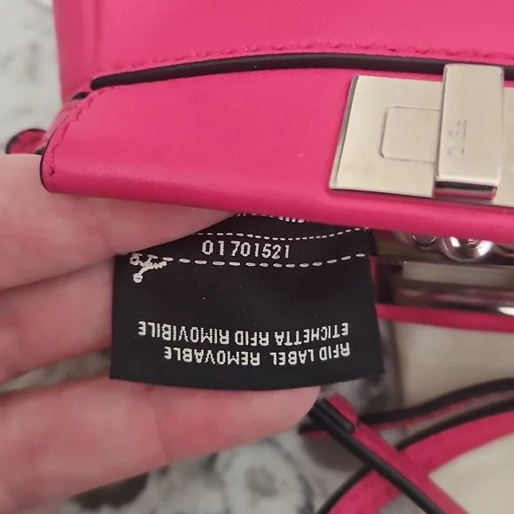 Fendi Nano Peekaboo Pink Crossbody - Picture 10 of 14